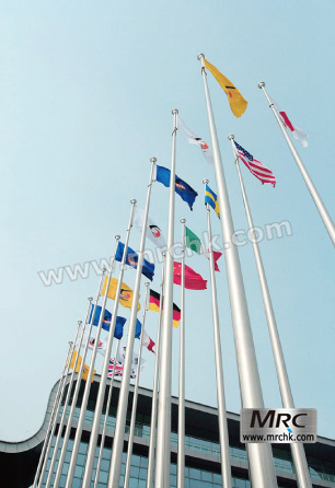 aluminum poles flag